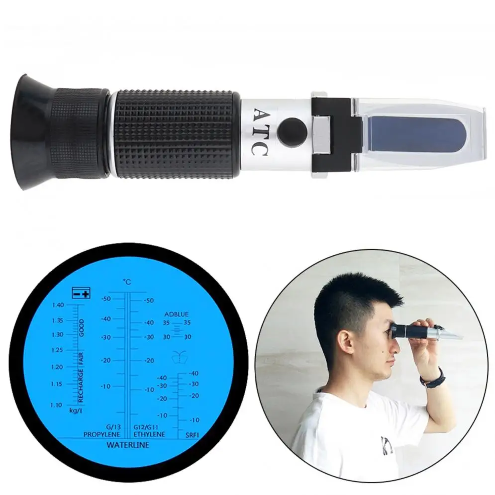 

Фриз Оптический 4 в 1 -50-0C ° 30-35%, ручной инструмент с точкой замораживания для автомобиля с тестер мочевины
