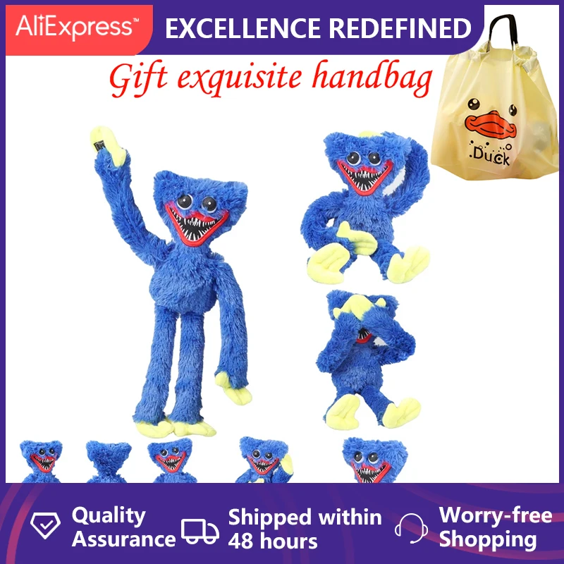

Poppy Playtime Huggy WuggyPlush Toys Soft Stuff Anime Huggy Wuggy Games Doll Kawaii Peluche Toy Christmas Gifts for Kid