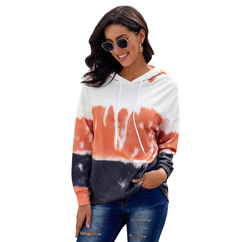 

2021 New Winter High Quality Ladies Sweatshirt Tops Loose Elegant Print Women Pullovers Leisure Fashion Female Hoodies