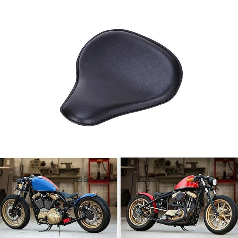 Сиденье для водителя мотоцикла черное в стиле ретро Honda Sportster Bobber Chopper 883 |