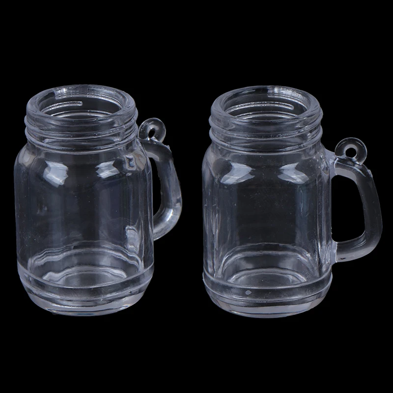 1 шт. прозрачная миниатюрная кукольная чашка сделай сам 1:12 1:6|Игрушечная мебель| |