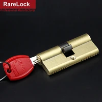 85 110mm brass handle door lock cylinder with 7keys for bedroom bathroom interior locks wooden door hardware mms438 a