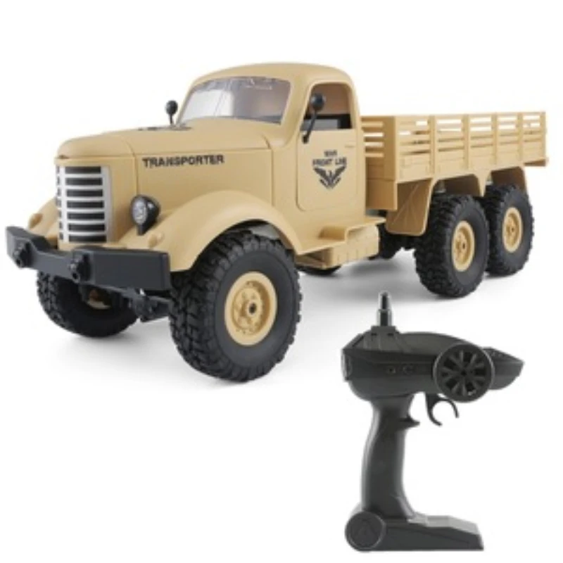 1:16 6WD внедорожный автомобиль военный грузовик открытый альпинистский LDE свет