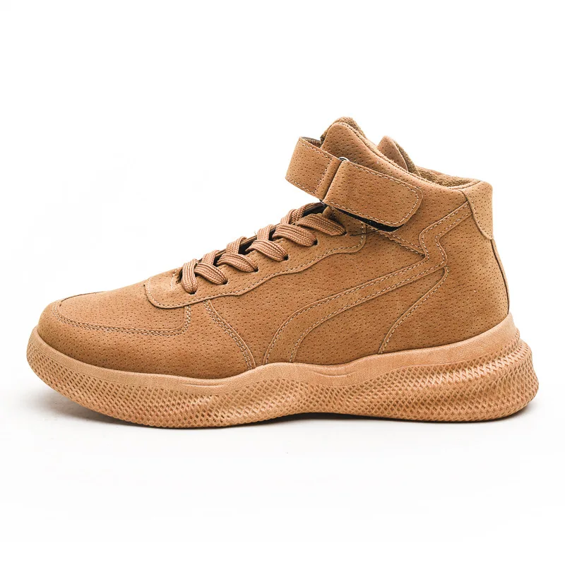 Мужские полусапоги с высоким берцем ботинки 2019 Новая Осенняя замшевая обувь