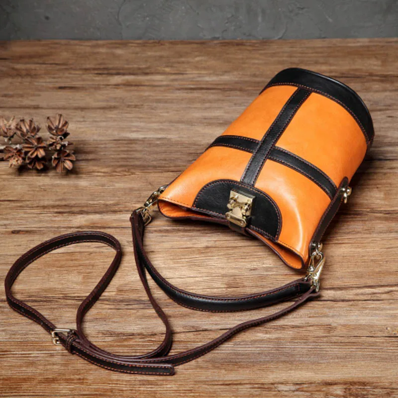 

SUWERER Fashion Bucket bag Women Genuine Leather Bags Women famous brand luxury handbags women bags cowhide leather shoulder bag