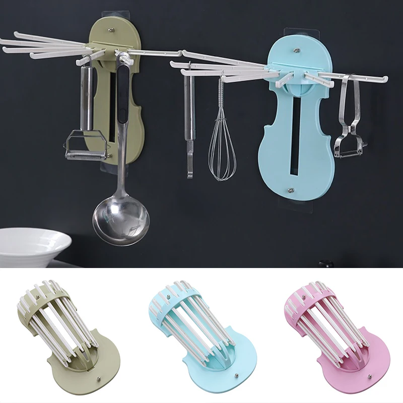 Регулируемая Вешалка для одежды органайзер хранения многопортовые крючки и