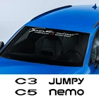 Автомобильная наклейка на лобовое стекло для Citroen Berlingo C1 C2 C3 C4 C4L C5 C6 C8 C-Crosser C-ELYSEE Jumpy Nemo Picasso Xsara VTS аксессуары