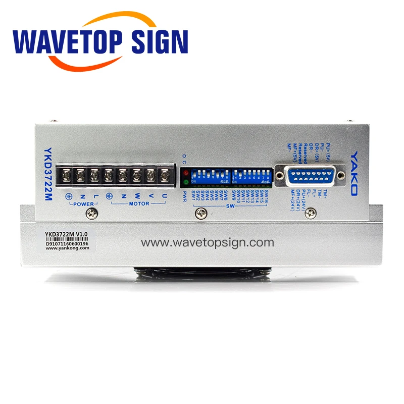 

WaveTopSign 3Phase YKD3722M 110~220VAC 7A Stepper Motor Driver