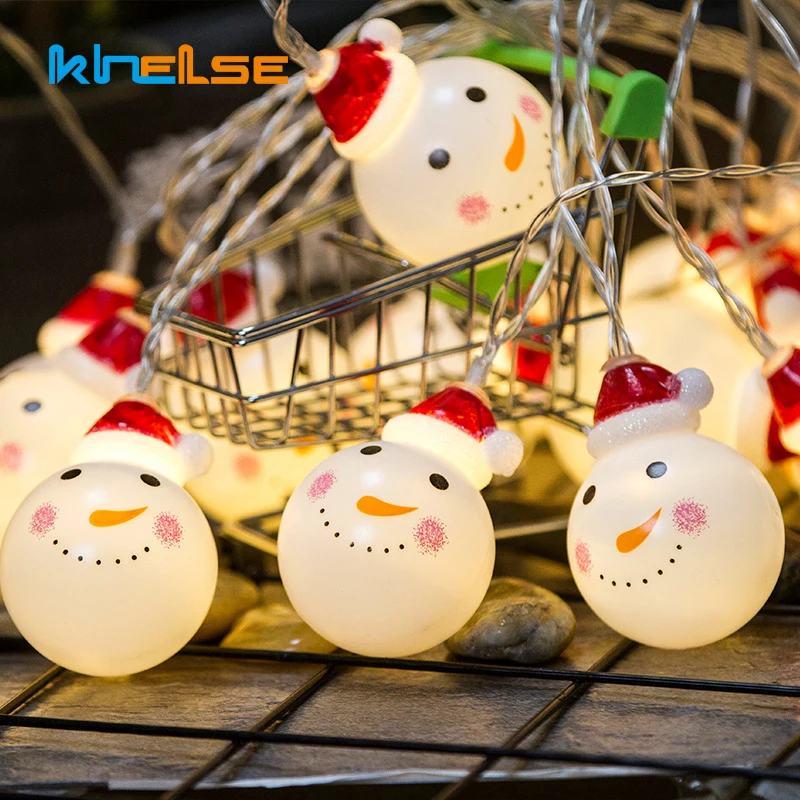 Рождественское украшение Сказочный 10 струнный светодиодный фонарь на