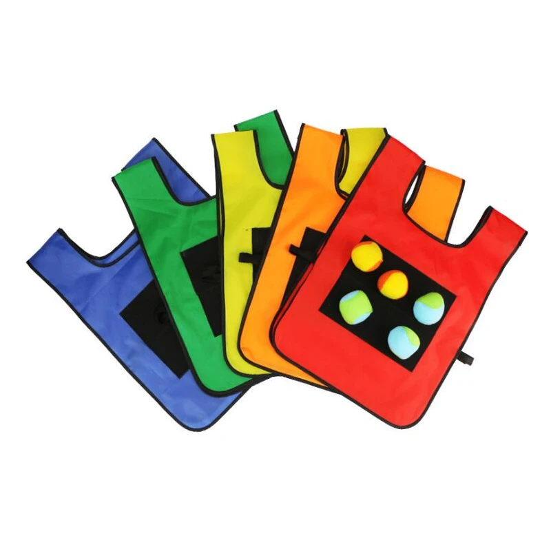 Детские спортивные игры на улице реквизит жилет липкий Джерси жилеты с липкого