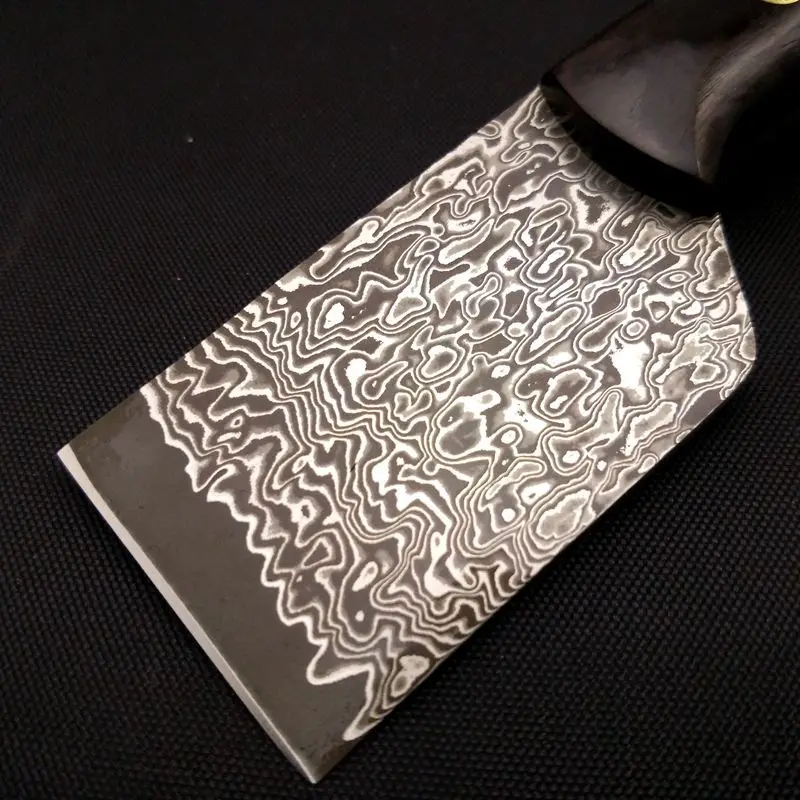 Baver Damascus Blade Cutting Knife Leather Craft Ebony Wooden Handel Skiver Cutter Tools | Дом и сад