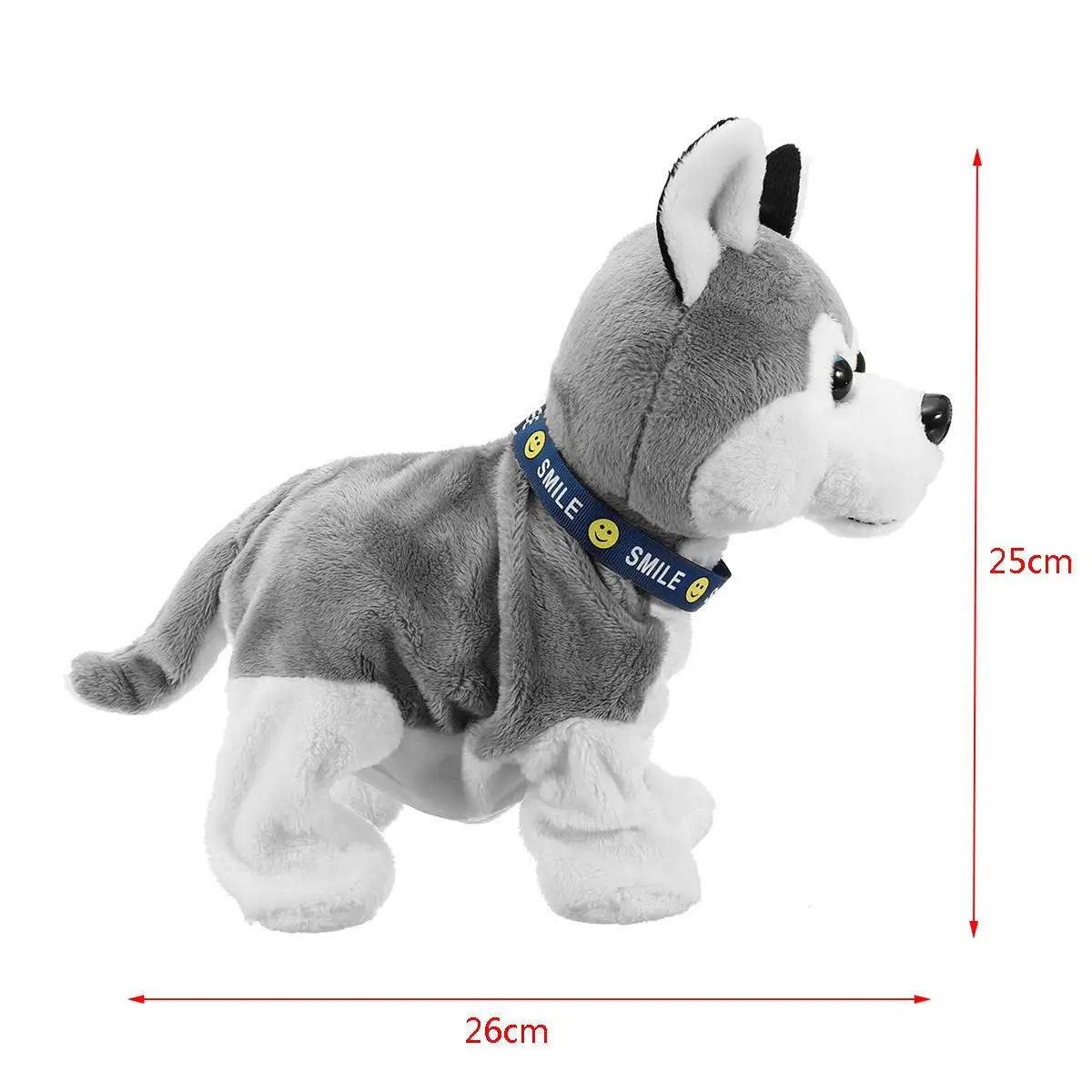 sound controlled electric interactive dogs simulation dog toys bark walk stand robot puppy with 8 action for kids gifts free global shipping