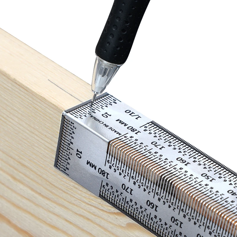 

Precision Bend Rulers 7 Inch 180mm Woodworking Line Edge Ruler Marking Sciber Metric Scale Measuring Tools