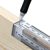 precision bend rulers 7 inch 180mm woodworking line edge ruler marking sciber metric scale measuring tools