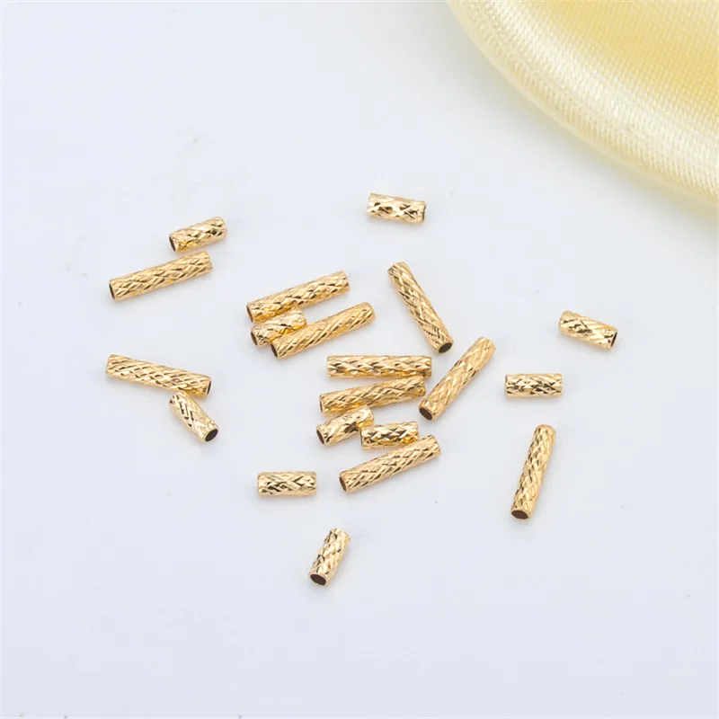 Желтое золото 18 карат соединительная прямая труба AU750 материал аксессуары для