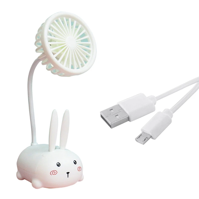 

L69D Portable USB Desktop Fan Desktop Air Cooling Fans Handheld USB Fan Personal Desk Fan 360 Adjustable for Office Home