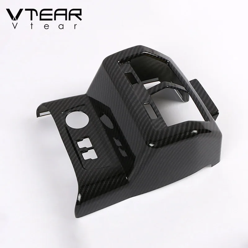 

Vtear For Audi Q3 F3 2019 2020 2021 Interior Accessories Car Rear Armrest Air Outlet Trim Panel Cover ABS Interior Modification