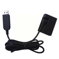 andoer dr e8 dummy battery with dc power bank usb adapter cable replacement for lp e8 for canon 550d 600d 650d 700d cam
