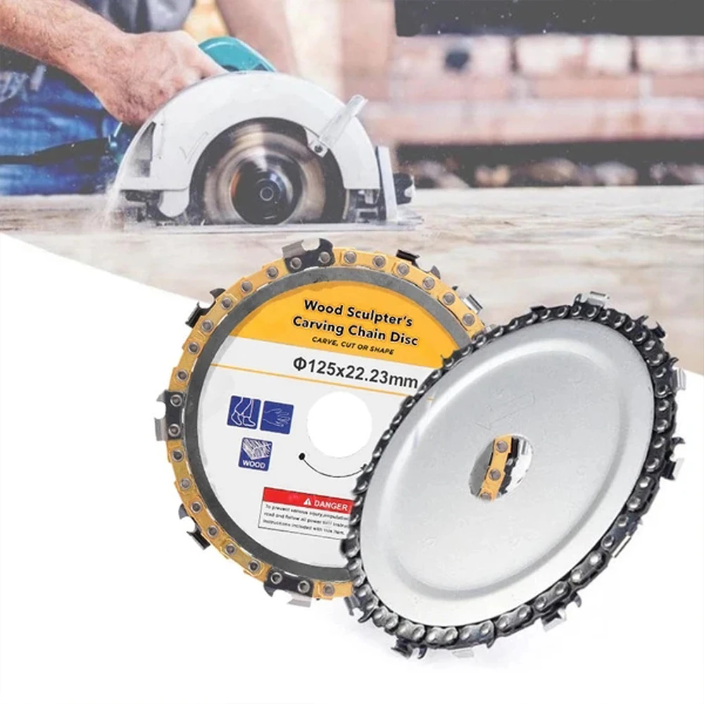 5 дюймов резьба по дереву диск шлифовальник цепи деревообрабатывающий пильный