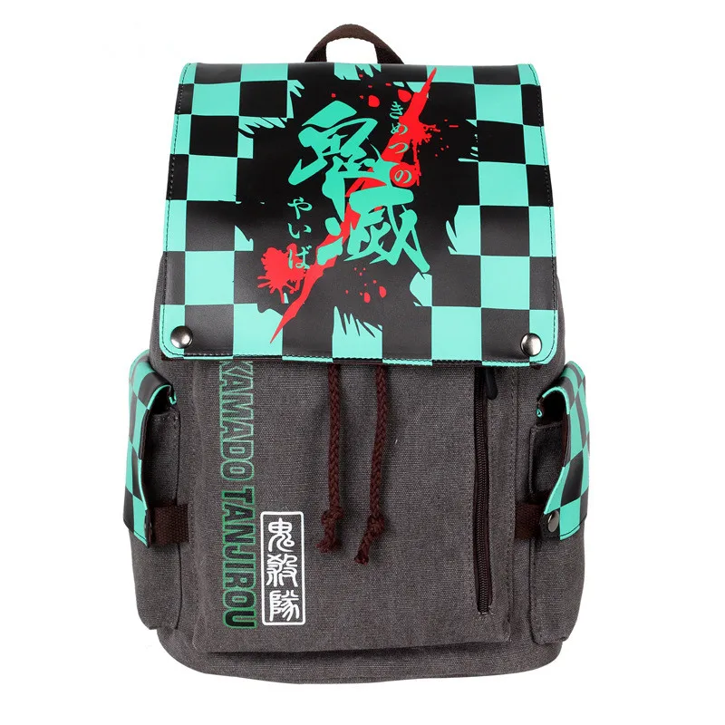 

Demon Slayer Backpack Anime Kimetsu no Yaiba Shoulders Bag Studen Schoolbag Copslay Kamado Tanjirou Nezuko Tomioka Giyuu