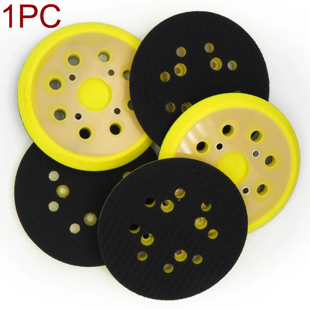 

125mm 8 Hole Polishing Plate Accessories Sanding Pad Disc Wear Resistance Self Adhesive For Electric Grinder Power Tools