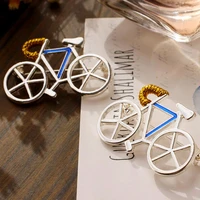 2020 new 1pcs beautiful fashionable bicycle brooches for women jewelry inlaid rhinestone gift brooch bike bicycle lovers brooch