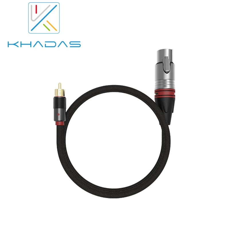 Khadas Bal-RCA to XLR-3 Male 1.0-Metre