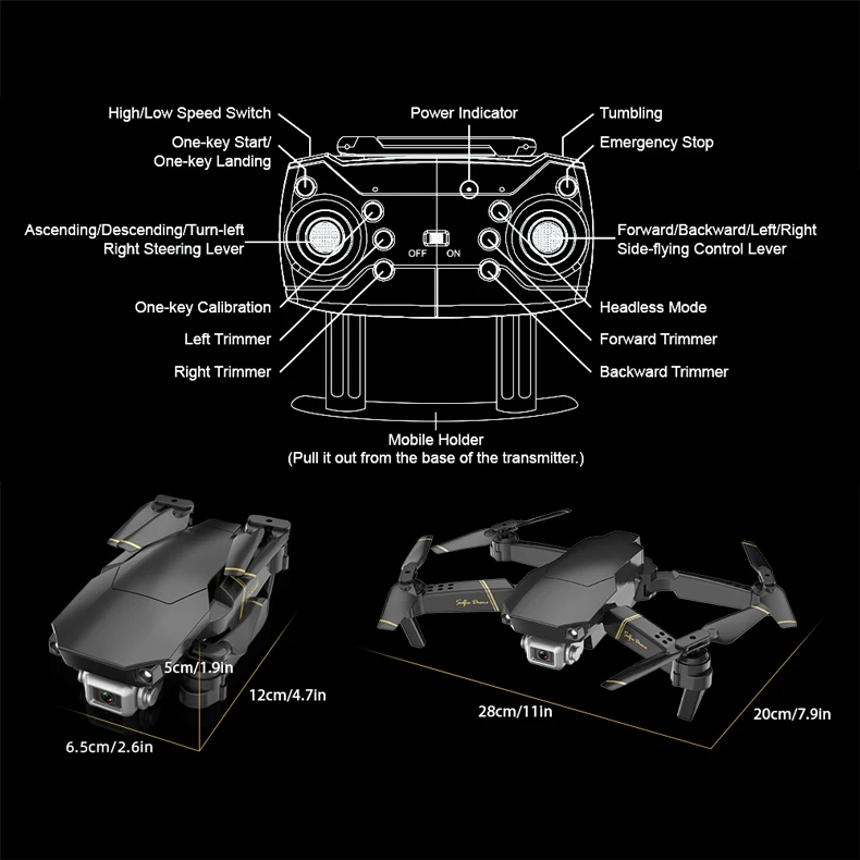 Дрон E58 Дрон EXA Дрон с HD камерой 1080P видео Дрон X Pro RC Вертолет FPV Квадрокоптер дроны VS Дрон E58 E520