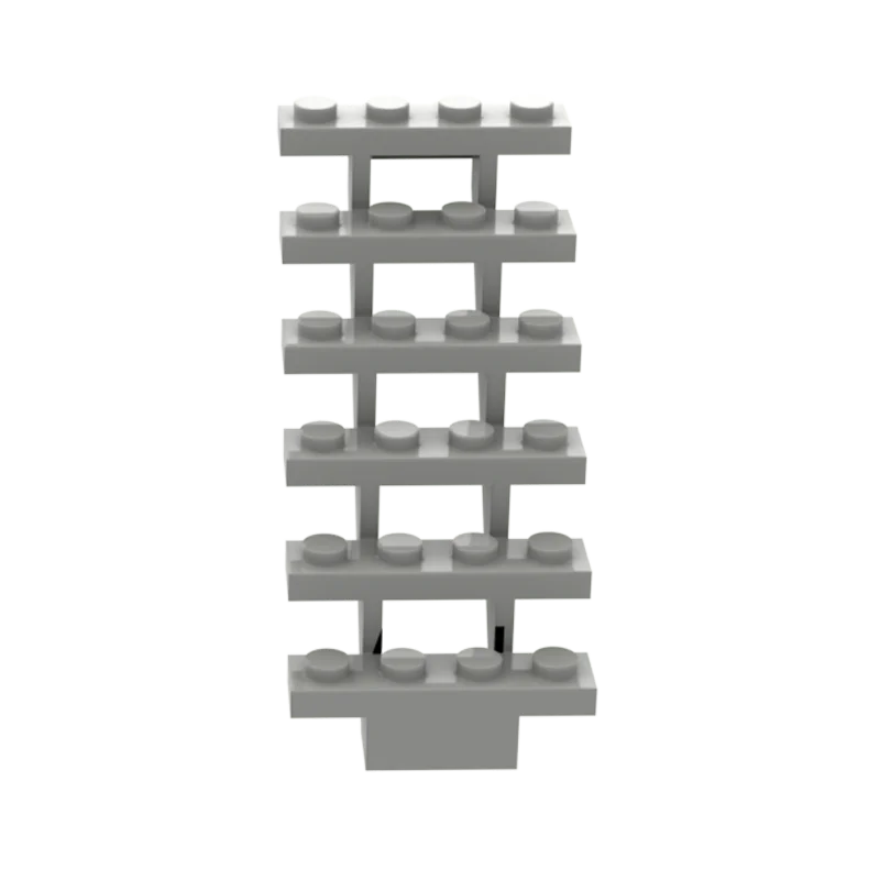 

2PCS Light Gray Stair Building Blocks Compatible Major Brand Kids Toys 30134 Early LearningMOC Education Gifts