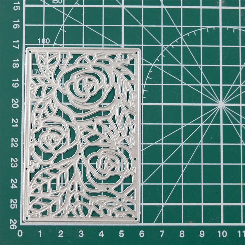Eastshape цветочный Каркас Металлический вырубной фон для скрапбукинга карта альбом