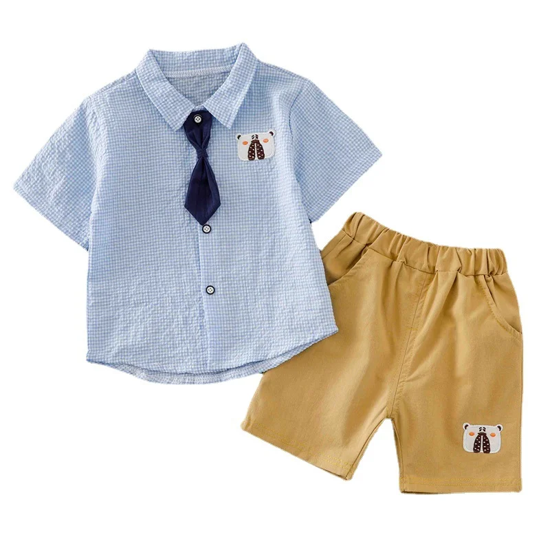 

New Summer Children Fashion Clothes Baby Boys Girls Cartoon Shirt Shorts 2Pcs/sets Kid Infant Casual Clothing Toddler Tracksuits