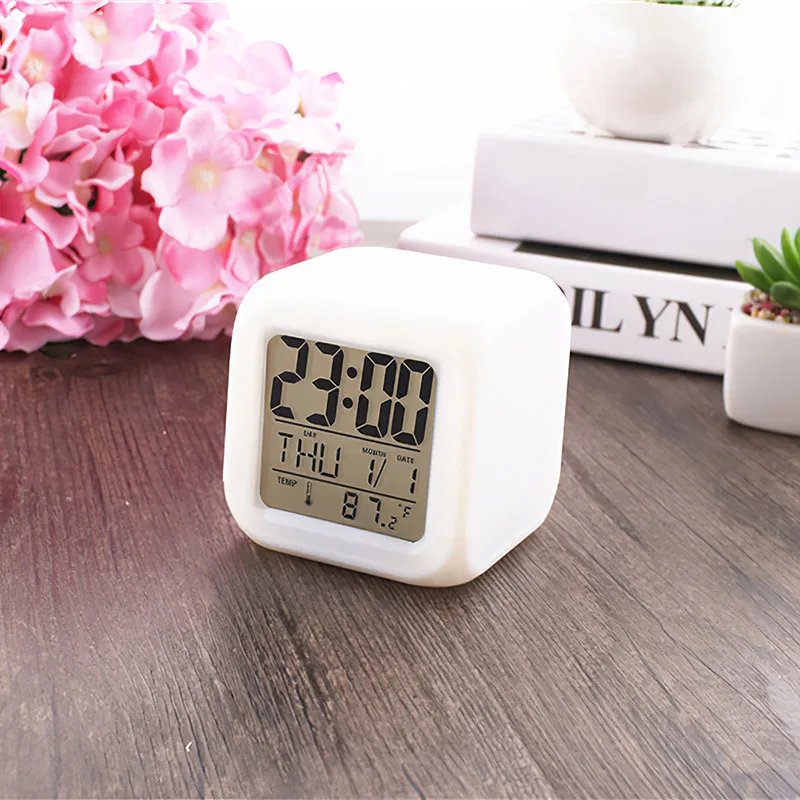 Настольный деревянный будильник с голосовым управлением|Будильники| |