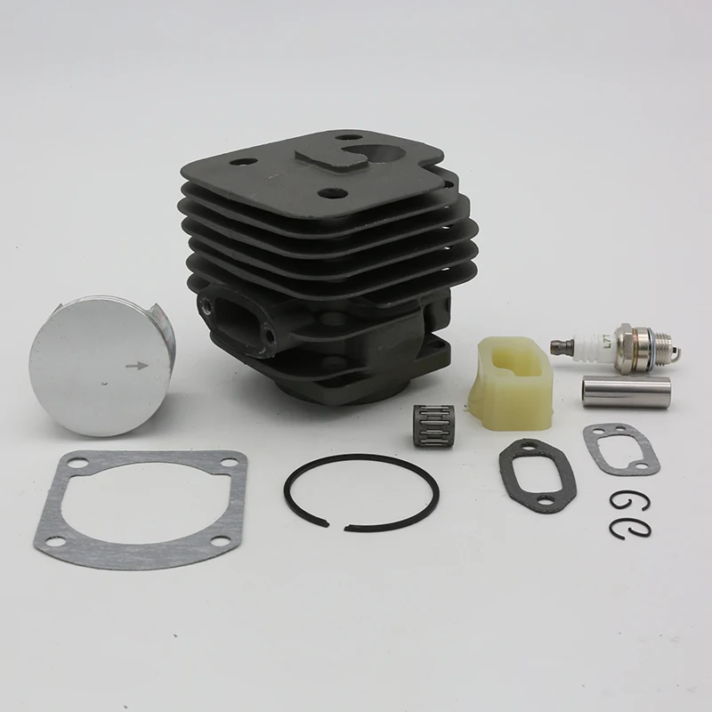 

52mm Big Bore Cylinder Piston Intake Spacer Spark Plug Gaskets Kit For Husqvarna 266XP 266 XP SE Chainsaw Spare Parts