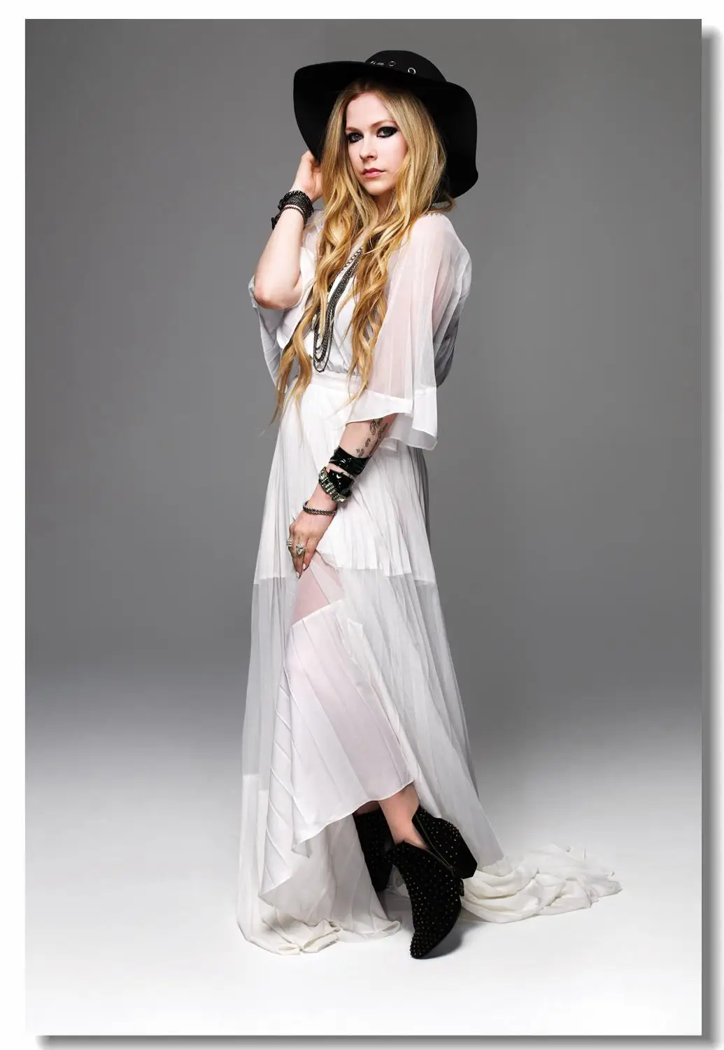 Изготовленный На Заказ Холст Картина Настенная музыкальный Звездный Аврил