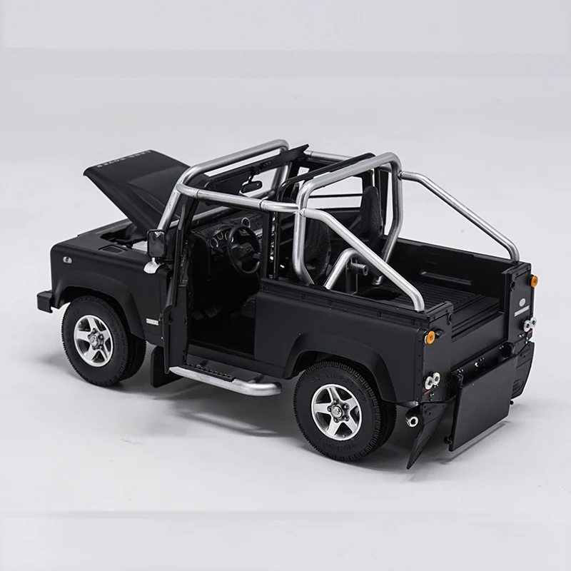 Оригинальный авторизованный подлинный 1:18 сплав toyLand Rover Defender 90 SVX пикап Литой
