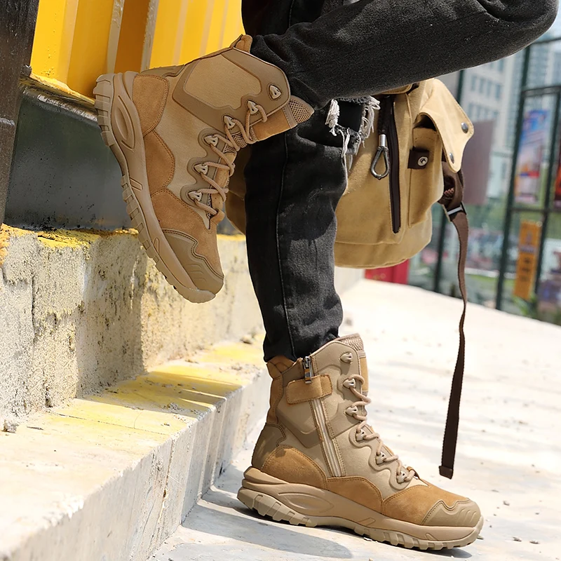 Мужские зимние ботинки из натуральной коровьей кожи на резиновой подошве | Обувь