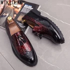 Мужские лоферы с кисточками, оксфорды, кожаные офисные туфли, черные винтажные туфли, мужские свадебные слипоны