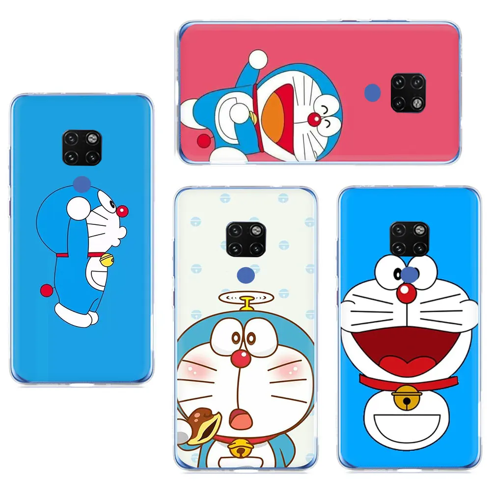 Жесткий чехол для телефона Doraemon Huawei Y6 Y7 Y9 Prime 2019 Mate 10 20 30 Pro Nova 2i 3i 3 5i Lite | Мобильные