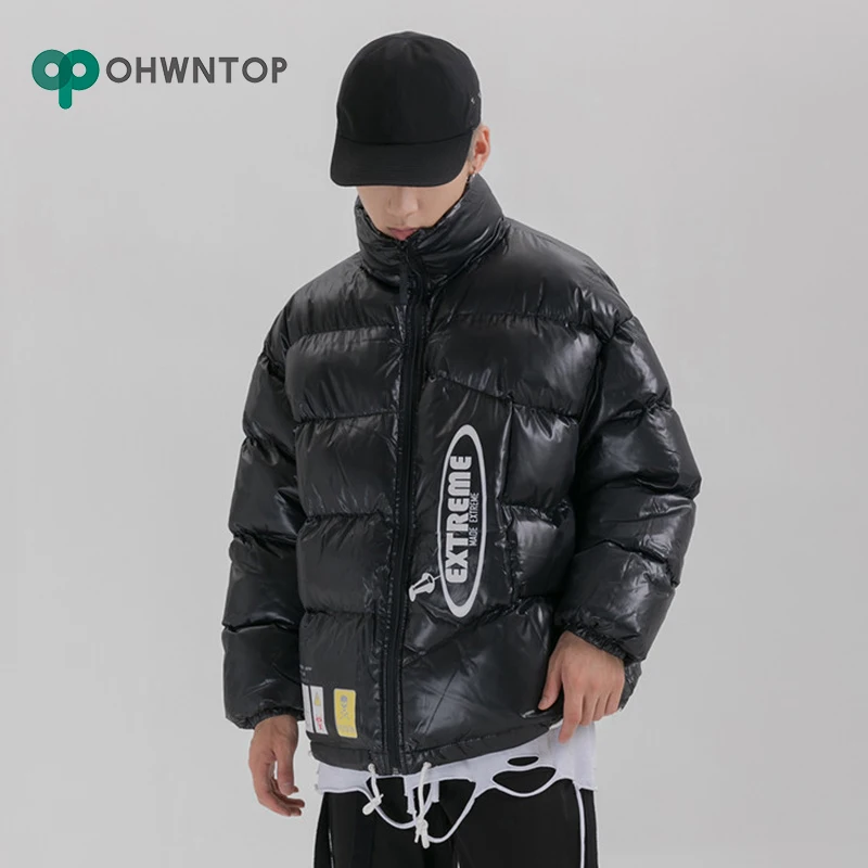 2019 куртка в стиле хип хоп парка Харадзюку уличная мужская мода Осень зима