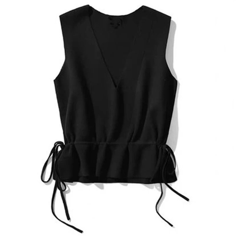 Демисезонный женский кашемировый жилет новый пуловер с V образным вырезом