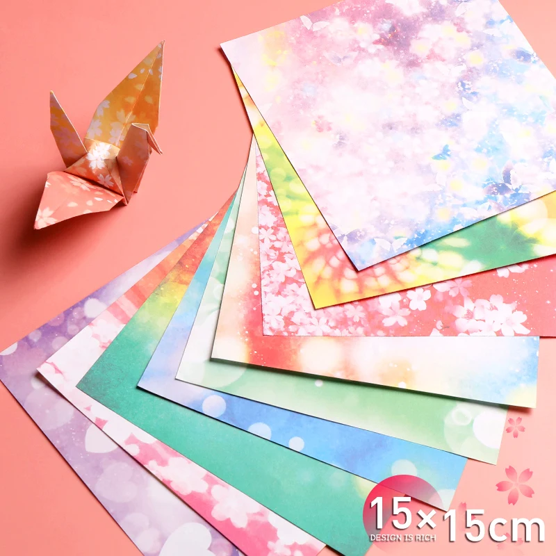 

Star origami double sided handmade color paper twelve constellations Dream Star Square origami primary school children's Handmad