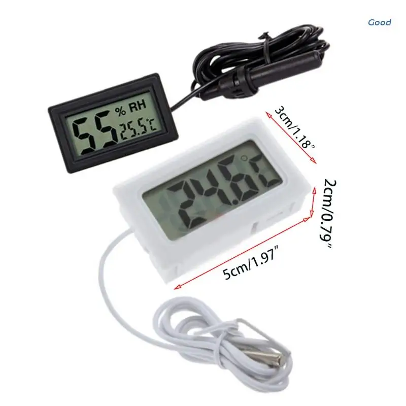 Светодиодный цифровой термометр датчик температуры женственный 2 м-3 м-5 м 5 В 12