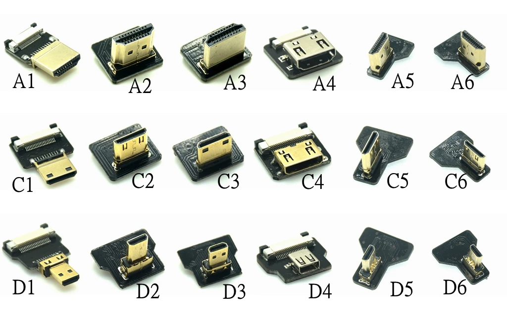 10 см/20 см/50 см FPV HD-тип A штекер к HD-штекеру HDTV FPC плоский HDMI-совместимый кабель для