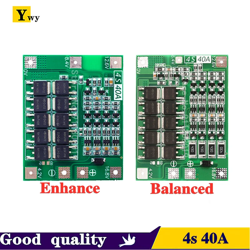 4S 40A литий ионный аккумулятор 18650 зарядное устройство для печатной платы с