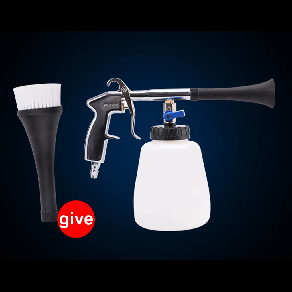 

BLACK Penumatic Pulse Car Cleaning Gun Rotate Bearing High Pressure Air Car Washer Equipment Tornado Cyclone Car Tool