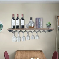 glass hangers wine rack storage shelf home bar organizer shelf decor 36 x9 8