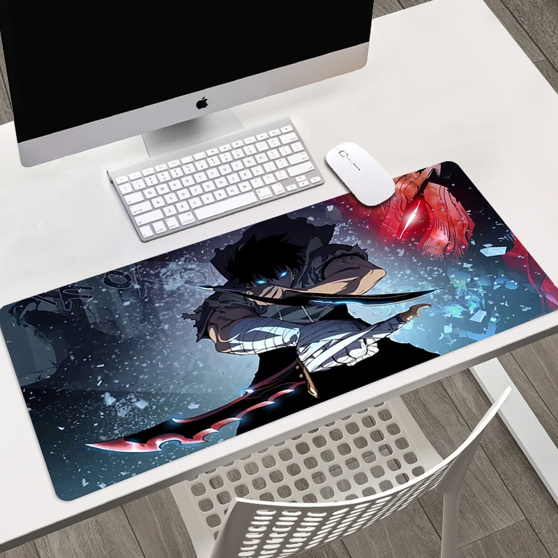 

Gaming Solo Leveling Mouse Carpet Gaming Mat Gamer Pad Rubber Anti-slip Pads Pc Complete Accessories Keyboard Anime Gamers Xxl