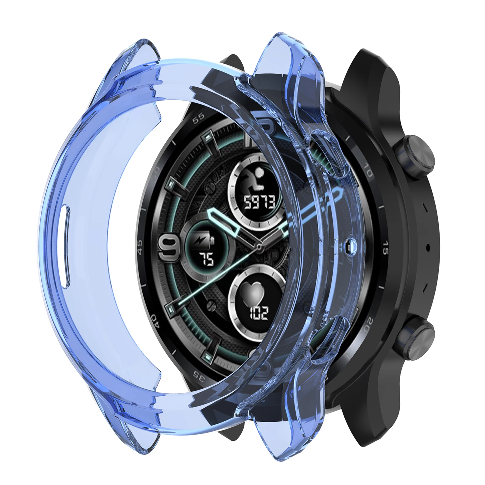 Смарт часы легкий мягкий защитный чехол для Ticwatch Pro 3 часов ТПУ бампер тонкий