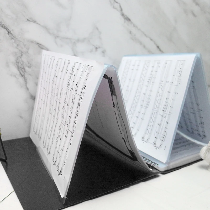 

Flatsons 20 Pages Piano Score Folder Smooth Expanded Sheet Music Score Folder A4 Sheet Bag Sheet Music Folder