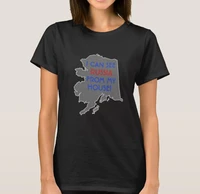i can see russia from my house alaska womens t shirt